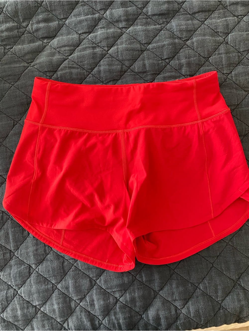 lululemon athletica Red Women's Athletic Shorts - High Waist